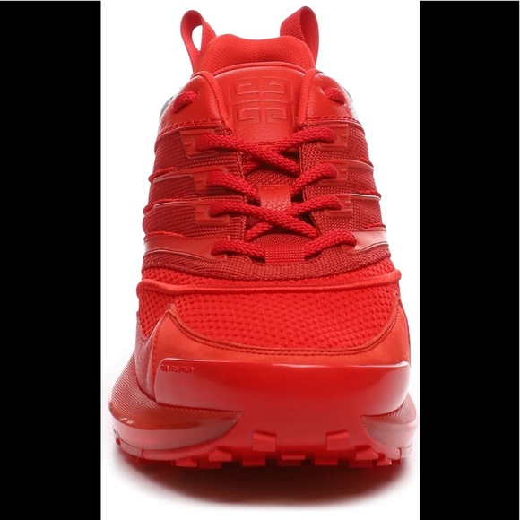 GIVENCHY GV1 RED SNEAKER SIZE 10us BRAND NEW - Picture 7 of 8